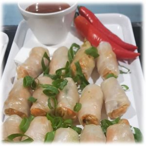 BCS - Teriyaki Chicken and Asian Vegetable Rice Wraps
